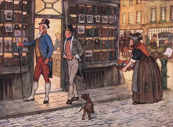 Y aquí, para gran horror del Sr. John Smauker, Sam Weller, comenzó a silbar